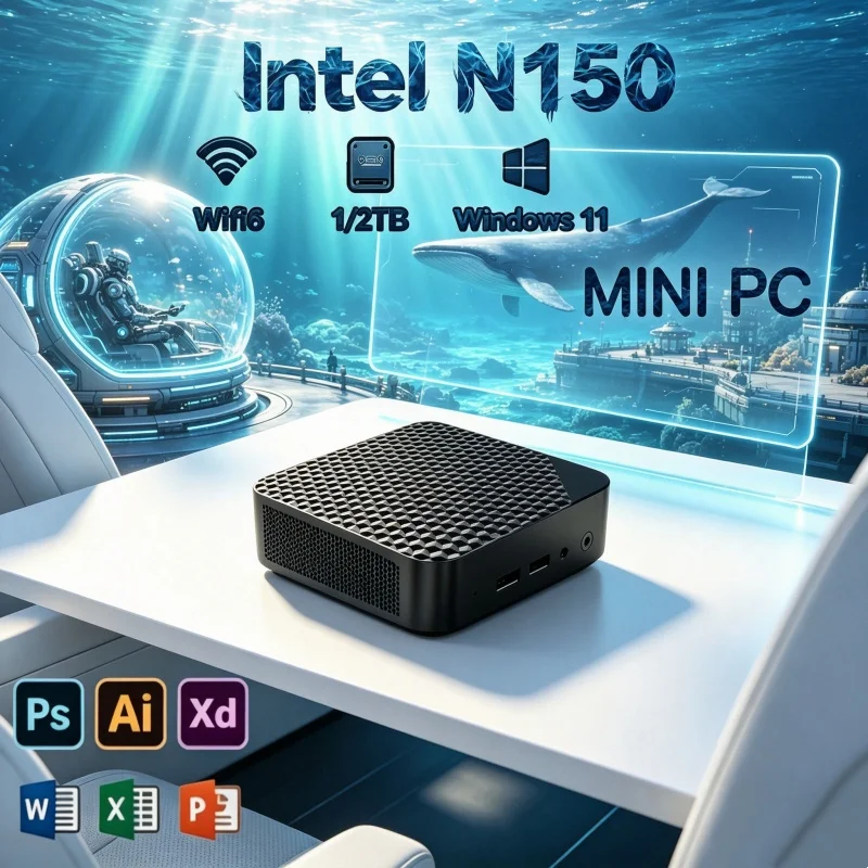 Gaming Console Windows - 2026 لوميد كور N150 ميني بي