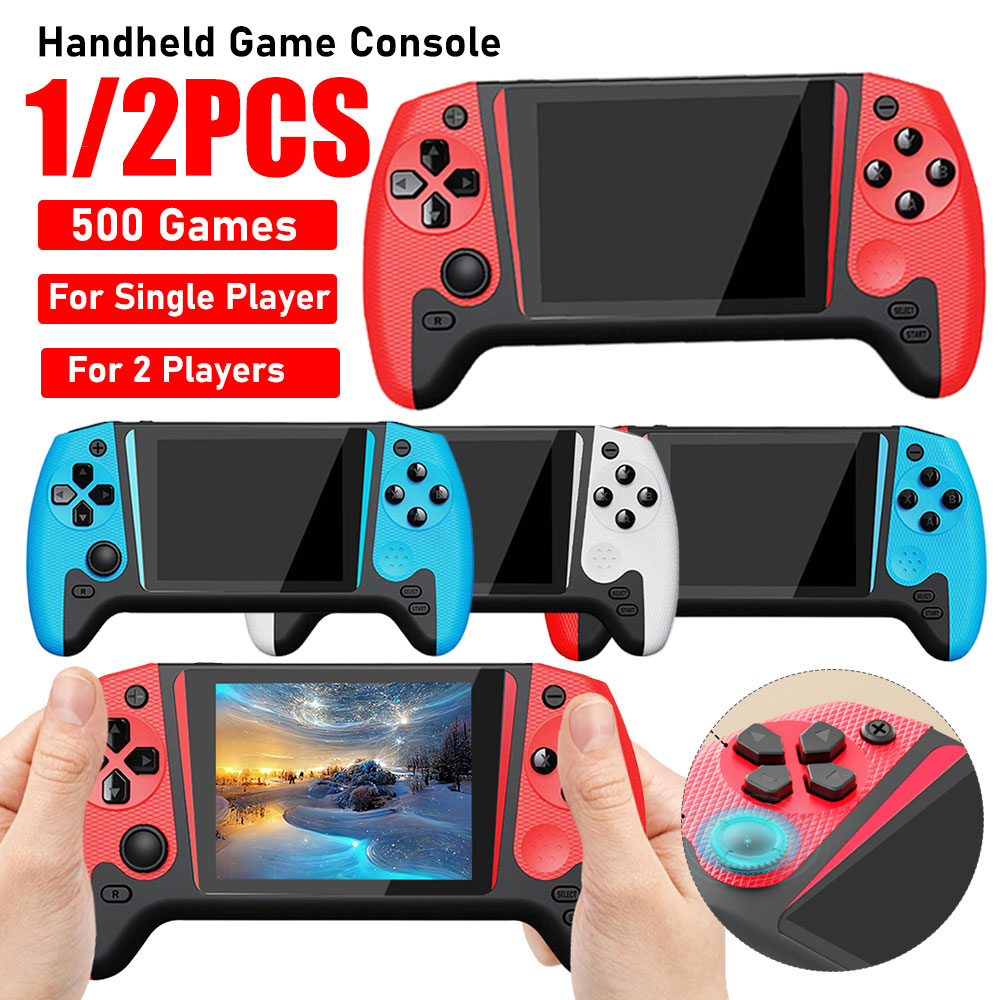 Q21 Gaming Console - وحدة تحكم ألعاب محمولة بشاشة LCD