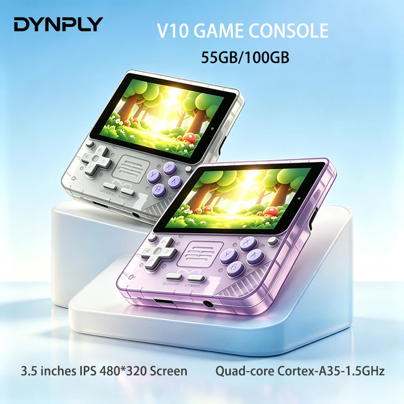 Gaming Console Minecraft - جهاز ألعاب محمول POWKIDDY V10 بشاشة