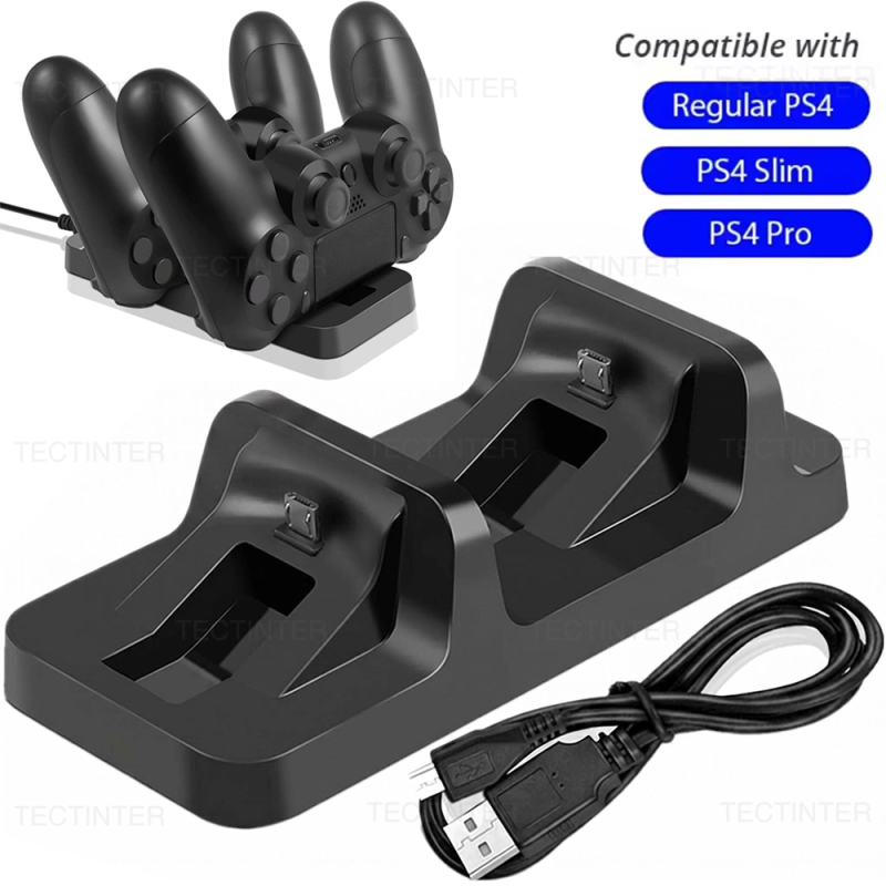 محطة شحن مزدوجة لوحدة تحكم PS4 - مراجعة Gaming Console Station وسعره