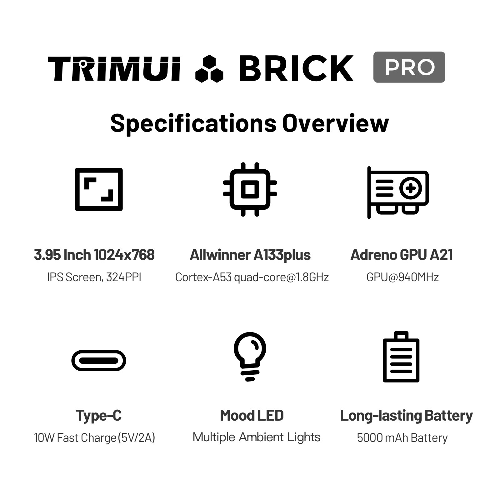 جهاز ألعاب محمول TRIMUI Brick  - مراجعة Gaming Console Chinese وسعره