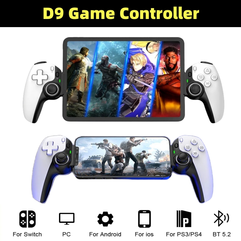 D9 اللوحي تحكم مقبض لاسلكي للت - مراجعة Gaming Console For Ipad وسعره