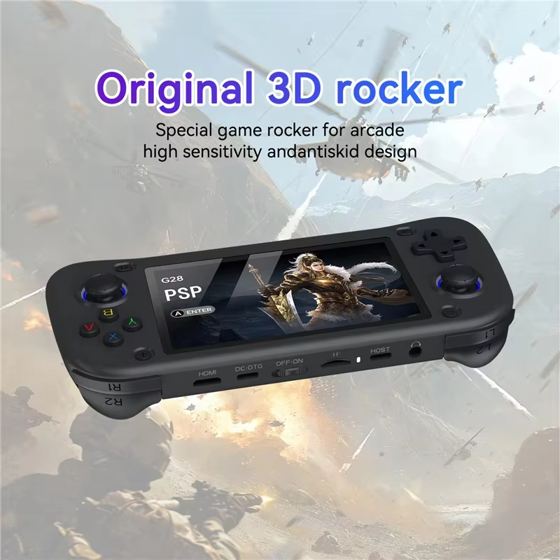 جهاز ألعاب محمول G28 بشاشة 4.3 - مراجعة Gaming Console Minecraft وسعره