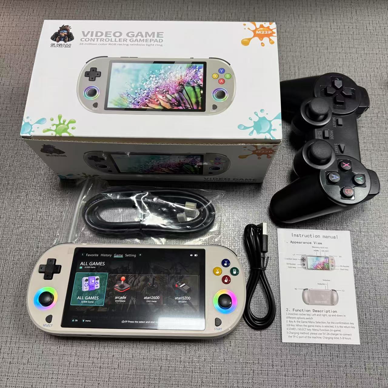 جهاز ألعاب فيديو محمول جديد M2 - مراجعة Gaming Console Windows وسعره