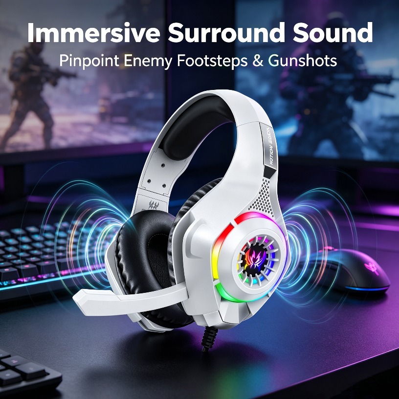 سماعات رأس سلكية للألعاب مع مي - مراجعة Gaming Console Bluetooth وسعره