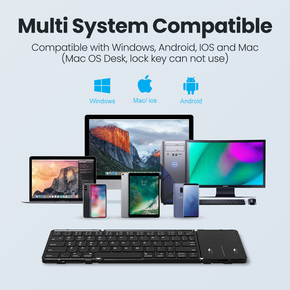 لوحة مفاتيح لاسلكية قابلة للطي - مراجعة Gaming Console For Ipad وسعره