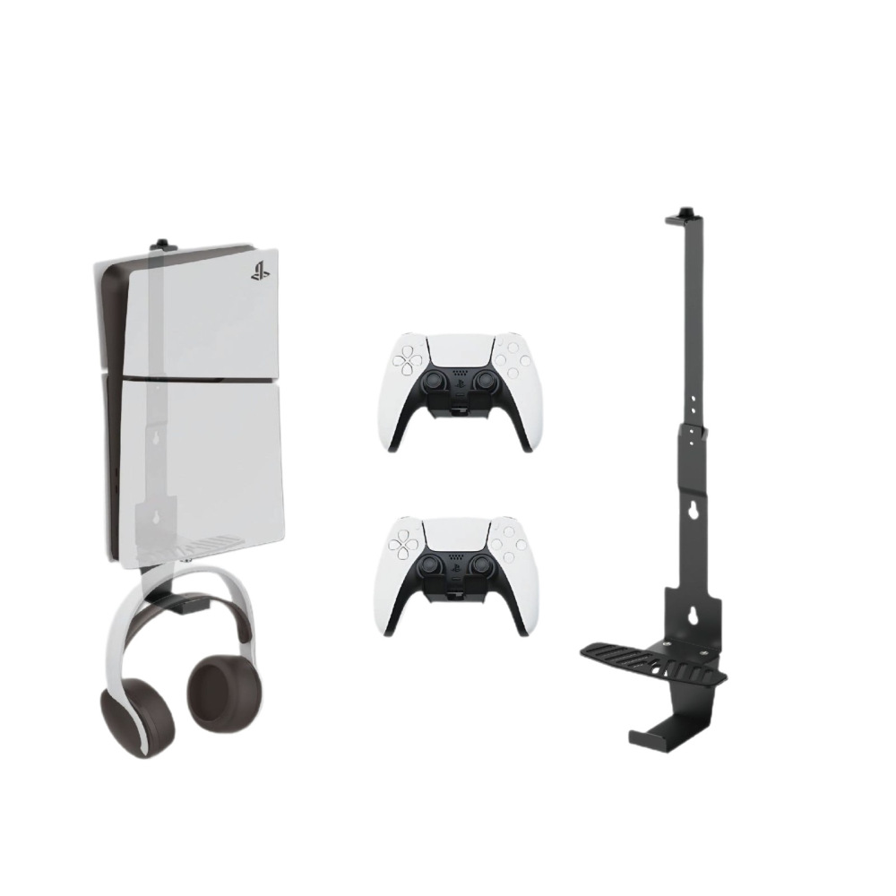 حامل جداري لجهاز PS5 Slim Pro، - مراجعة Gaming Console Organizer وسعره