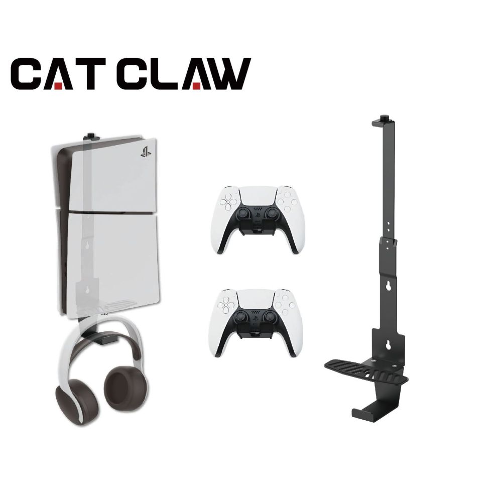 حامل جداري لجهاز PS5 Slim Pro، - مراجعة Gaming Console Organizer وسعره