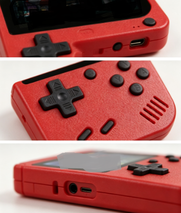 جهاز ألعاب محمول كلاسيكي أحمر  - مراجعة Gaming Console 4 Year Old وسعره