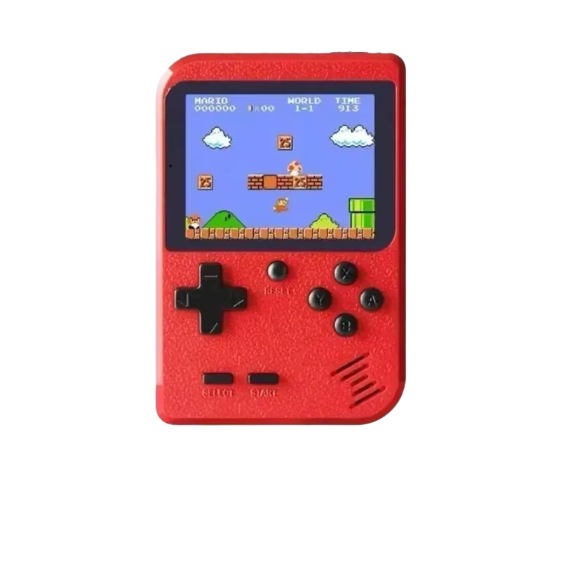 جهاز ألعاب محمول كلاسيكي أحمر  - مراجعة Gaming Console 4 Year Old وسعره