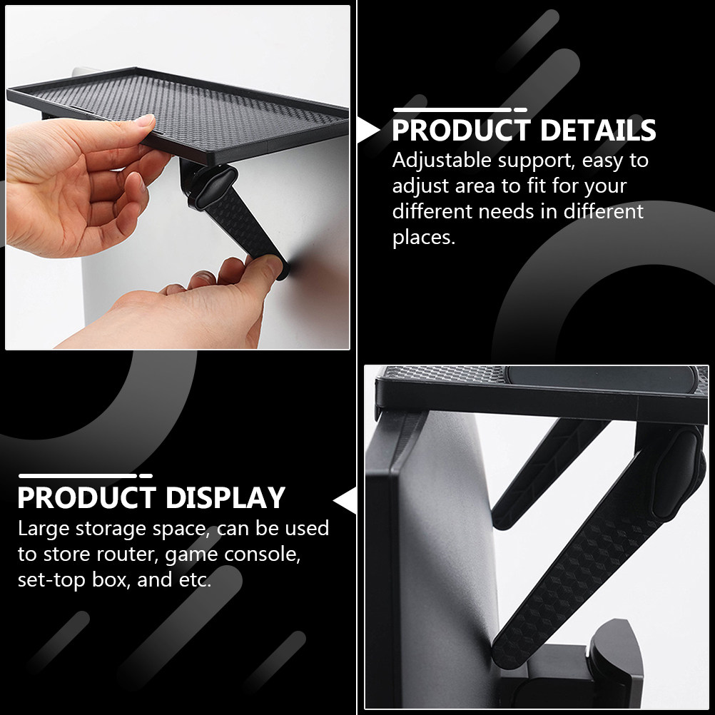 منظم تخزين راوتر بدون ثقب، رف  - مراجعة Gaming Console Organizer وسعره