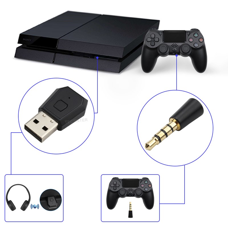 محول USB لاسلكي لوحدة تحكم PS4 - مراجعة Gaming Console Bluetooth وسعره