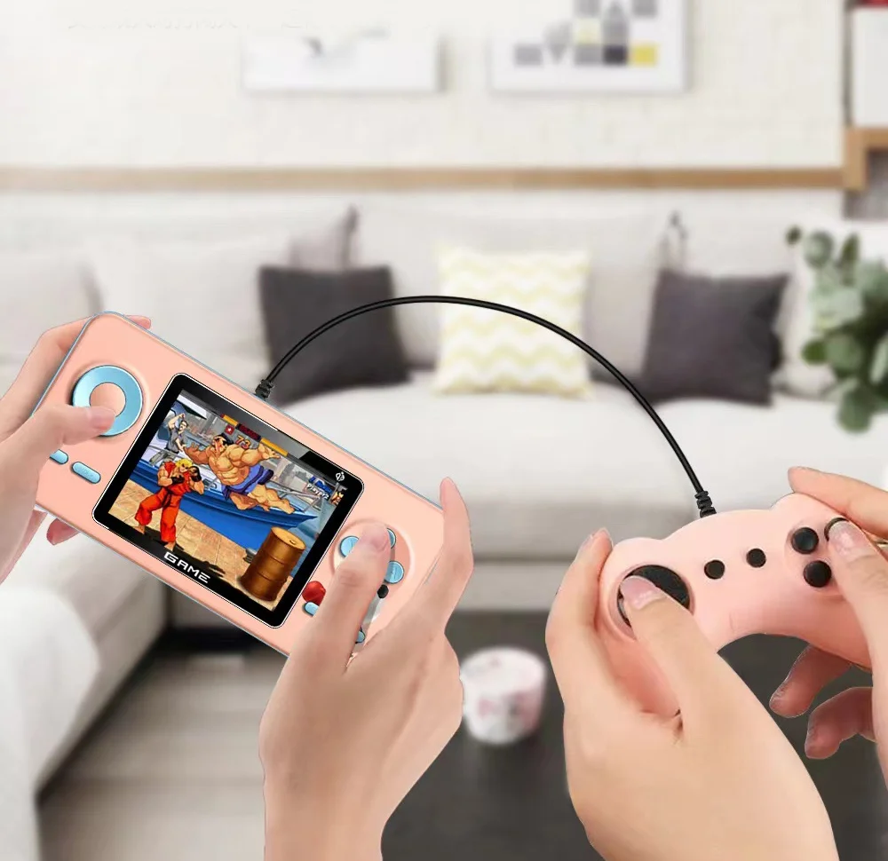 جهاز ألعاب فيديو ريترو جديد S5 - مراجعة Gaming Console Minecraft وسعره