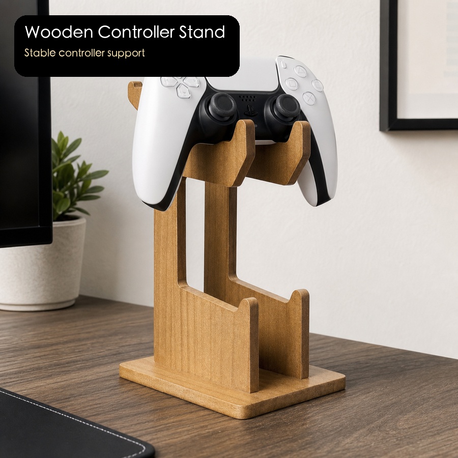 رف عرض خشبي لوحدات التحكم في ا - مراجعة Gaming Console Organizer وسعره