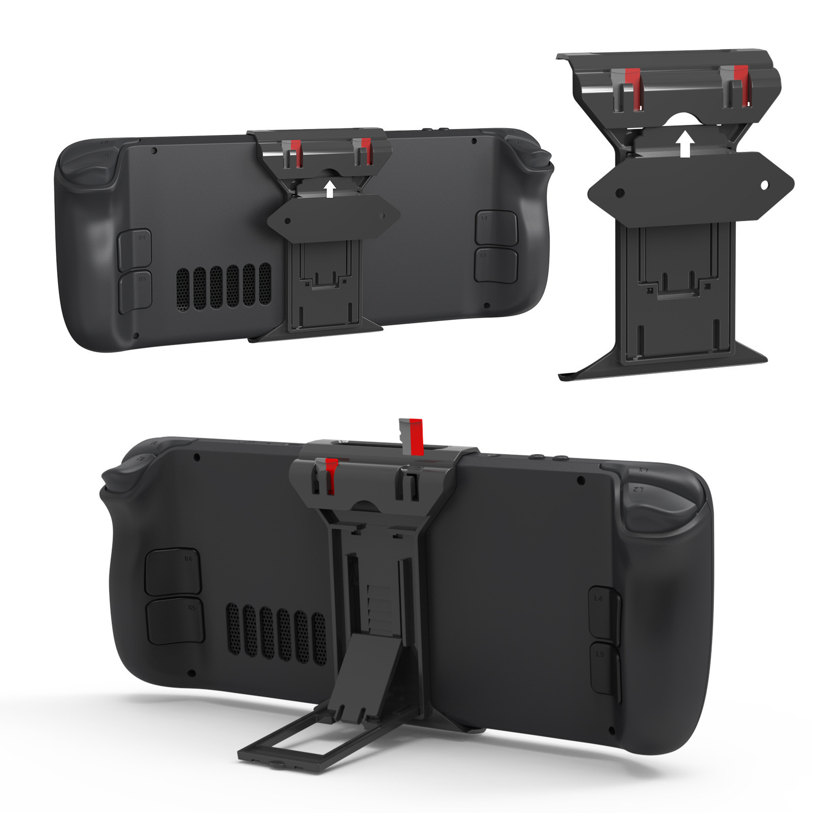 حامل حامل سطح المكتب أسود قابل - مراجعة Gaming Console Organizer وسعره